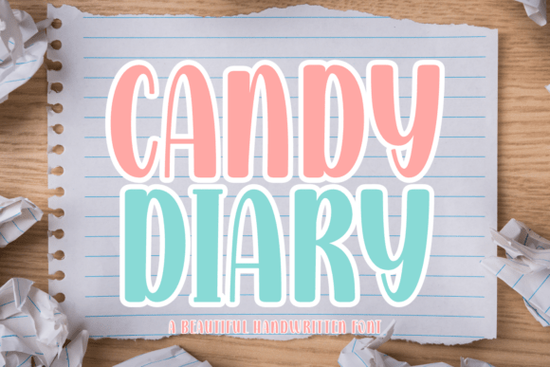 Candy Diary Font